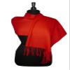 Biagio 100% Wool Pashmina Solid Scarf RED Color Womens Shawl Wrap Scarves view 3