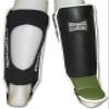 Hook&Loop Grappling Shin Instep - Open Back for MMA, Muay Thai, Kickboxing-Regular view 1