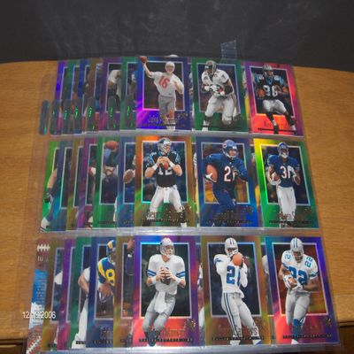 1997 Fleer Skybox EX-2000 Football Complete Set (1-62)