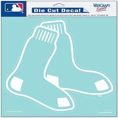 Boston Red Sox Die-Cut Decal - 8in x8in White