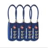 Master Lock 4688DBLU TSA Cable Luggage Accepted Blue, 4-Pack, 4 Piece view 1