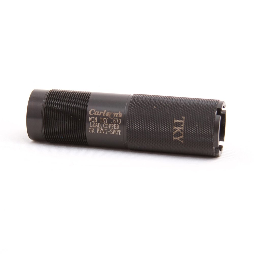 Carlson's Choke Tubes 12 Gauge for Winchester - Browning Inv - Moss 500 [ Turkey | 0.670 Diameter ] Blued Steel | Extended Turkey Choke Tube | Made in USA