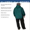 FROGG TOGGS Men's Standard Classic All-Sport 3-Layer Waterproof Breathable Rain Suit, Dark Green/Black, Small view 4