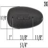 KICK-EEZ Sporting Clay Grind-to-Fit Recoil Pad - Screw-On Sorbothane Buttstock Pad for Shotguns & Rifles - Made in USA view 4