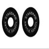 Ader Sporting Goods Solid Rubber Plates Set w/Rack-(10,15,25,35,45) Color & (1.25,2.5,5) Steel Plates view 2