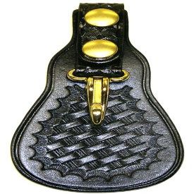 Aetco Flap Style Key Holder - Basketweave/Brass Snap