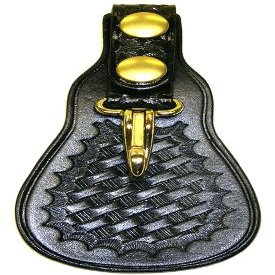 Aetco Flap Style Key Holder - Basketweave/Brass Snap