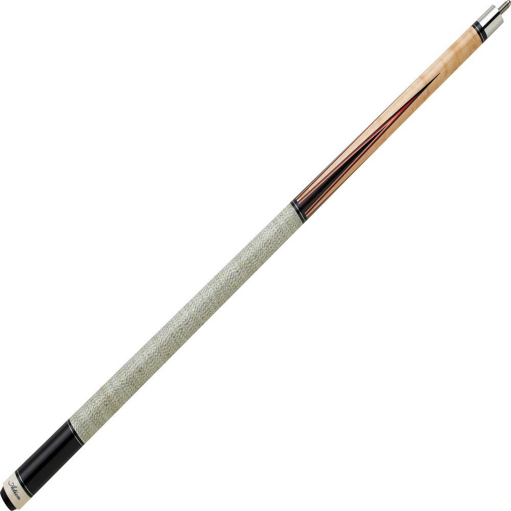 Birdseye Maple with Dark Chocolate, Maple and Black Spliced Inlay Points Cue Weight: 20 Oz.