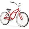 Firmstrong Urban Lady Three Speed Beach Cruiser Bicycle, 26-Inch,Red w/Black Seat,15236 view 1