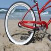 Firmstrong Urban Lady Three Speed Beach Cruiser Bicycle, 26-Inch,Red w/Black Seat,15236 view 3