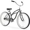 Firmstrong Urban Lady Single Speed - Women's 26" Beach Cruiser Bike (Matte Black) view 1