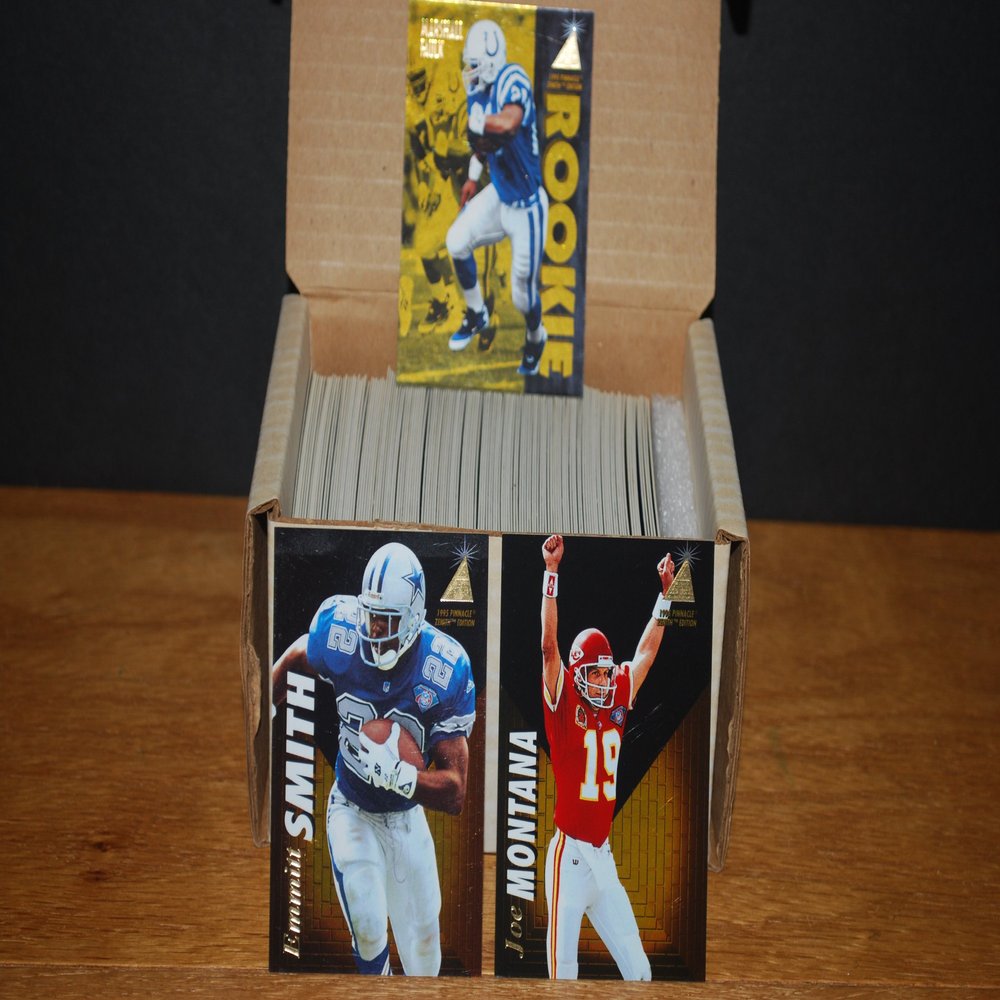 1995 Pinnacle Zenith Football Complete Set (1-150)