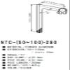 Nitto NTC-280 Stem NTC-280 100 25.4 22.2 100 Silver view 2