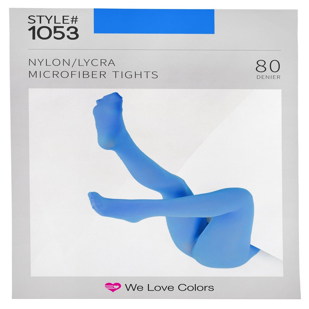Microfiber Tights Opaque, Soft & Durable Pantyhose for Women & Men Regular & Plus Sizes 50+ Colors, Stretch Fit