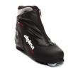 Alpina T5 Plus Cross-Country Nordic Touring Ski Boots with Zippered Lace Cover, Black, 47