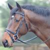 Cottage Craft Oxford Bridle With Rubber Reins (Pony) (Black) view 2