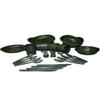 Mil-Tec 26 Piece Camping Dinner Set (Olive Drab) view 1