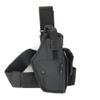 Military Tactical Adjustable Leg Pistol Holster Cordura Airsoft Webbing Black view 1