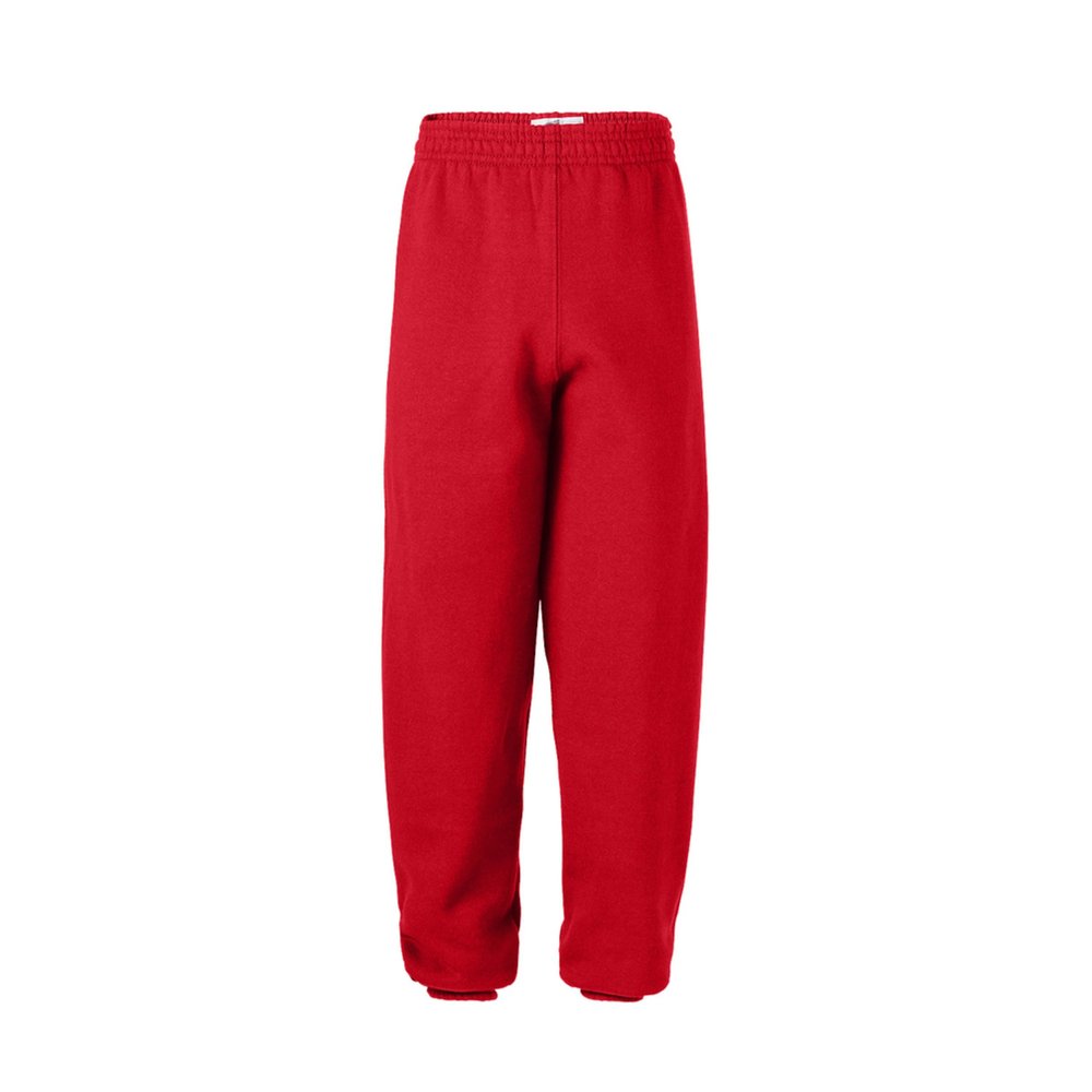 Soffe MJ Boys 8-20 Sweatpant, Red, Large