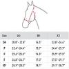 HORZE High-Visibility Adjustable Reflective Horse Halter for Nighttime Horseback Riding - Orange - Warmblood view 3