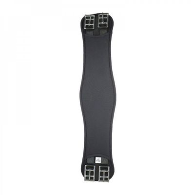 HORZE Extra Durable Flexible Neoprene Dressage Girth for Horses - Black - 16 in