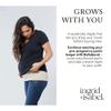 Ingrid & Isabel | Bella Bands Pregnancy Pants Extender | Maternity Pants Extender for Maternity Belly Support, Nude, 1 view 3