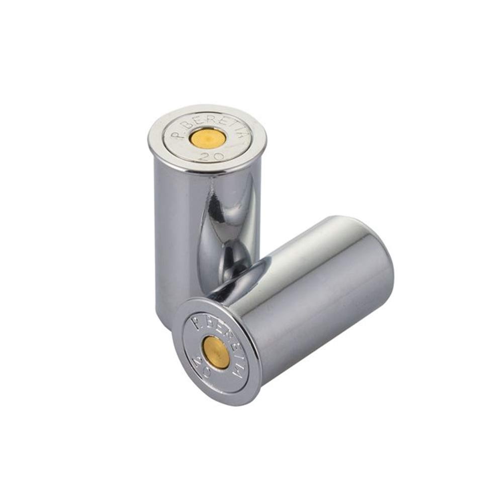 Beretta SN2000660009 20 gauge gun nickel plated brass snap caps 2-pieces pack, one color