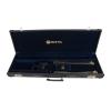 Beretta SVPD104 Hard Premium Leather for Standard Over & Under Guns Wool Felt Lined Gun Case, Black, 32" view 3