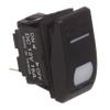 Seachoice Illuminated Rocker Switch, SPST, 3 Terminal, On/Off, Black view 1