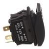 Seachoice Illuminated Rocker Switch, SPST, 3 Terminal, On/Off, Black view 4