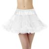 Womens White Tulle Petticoat Skirt (Adult Standard) - 1 Pc. - Gorgeous Design, Perfect For Parties & Costumes view 1