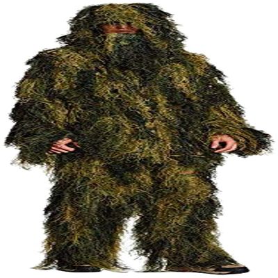 Mil-Tec Miltec Ghillie Camouflage 4 Elements (Carry Bag) Adult Unisex, Camo, One Size