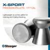 Stoeger X-Sport Practice Target Flat Point Pellets, .177 Caliber, 500 Pack view 2