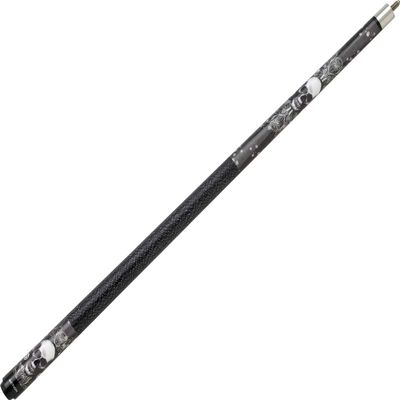 ACTION Eight Ball Mafia EBM02 Skull 8 Ball Tribal Black/White Pool/Billiards Cue Stick
