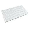 White Gem Jar Jewelry Tray Insert - 50 Removable Clear Gems Jars Cups with White Foam Inserts | White Tray Foam Sheet 14-1/8" x 7-5/8" view 1