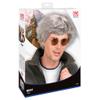 WIDMANN Beat Grey Wig for Hair Accessory Fancy Dress view 2