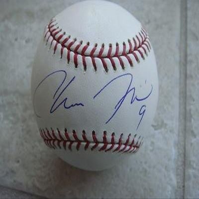 Chone Figgins Autographed Baseball - Official Ml W coa - Autographed Baseballs