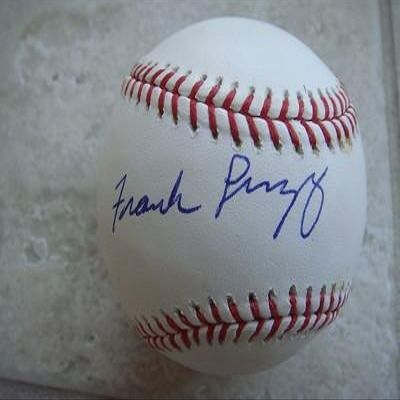 Frank Linzy Signed Baseball - Sanfrancisco Official Ml W coa - Autographed Baseballs