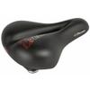 VELO Plush Gel Elasto Saddle - Black, L = 254 X W = 200 Mm view 1