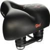 VELO Plush Gel Elasto Saddle - Black, L = 254 X W = 200 Mm view 3