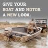 Mossy Oak Graphics Duck Blind Camo Transom Boat Wrap Kit - Easy to Install Vinyl Wrap with Matte Finish - 24" x 60" Kit view 2