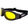 Global Vision Eliminator 24 Yellow Smoke Transitional Lens Red Baron Dirt Bike Motorcycle Aviator Riding Goggles Day Night With Photocromatic Lens MicroFiber Pouch for Storage and Cleaning. view 1