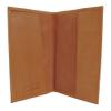 Passport Credit Card Genuine Leather Holder, Tan 620 view 2
