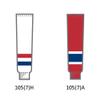 CCM Poly-Knit NHL Hockey Socks Junior - MONTREAL WHITE view 1
