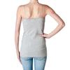ACTIVE BASIC Plain Long Spaghetti Strap Tank Top Camis Basic Camisole Cotton, Heather Gray/Light Gray, Medium view 2