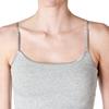 ACTIVE BASIC Plain Long Spaghetti Strap Tank Top Camis Basic Camisole Cotton, Heather Gray/Light Gray, Medium view 4
