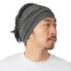 CHARM Neck Warmer for Women and Men - Warm Organic Cotton Headbands Made in Japan Ear Beanie Head Band Dark Gray view 1