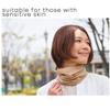 CHARM Neck Warmer for Women and Men - Warm Organic Cotton Headbands Made in Japan Ear Beanie Head Band Dark Gray view 4