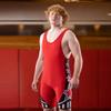 Matman U.S.A. The Athens Men's & Boy's Wrestling Singlet Weightlifting Singlet (Red, X-Large) view 2