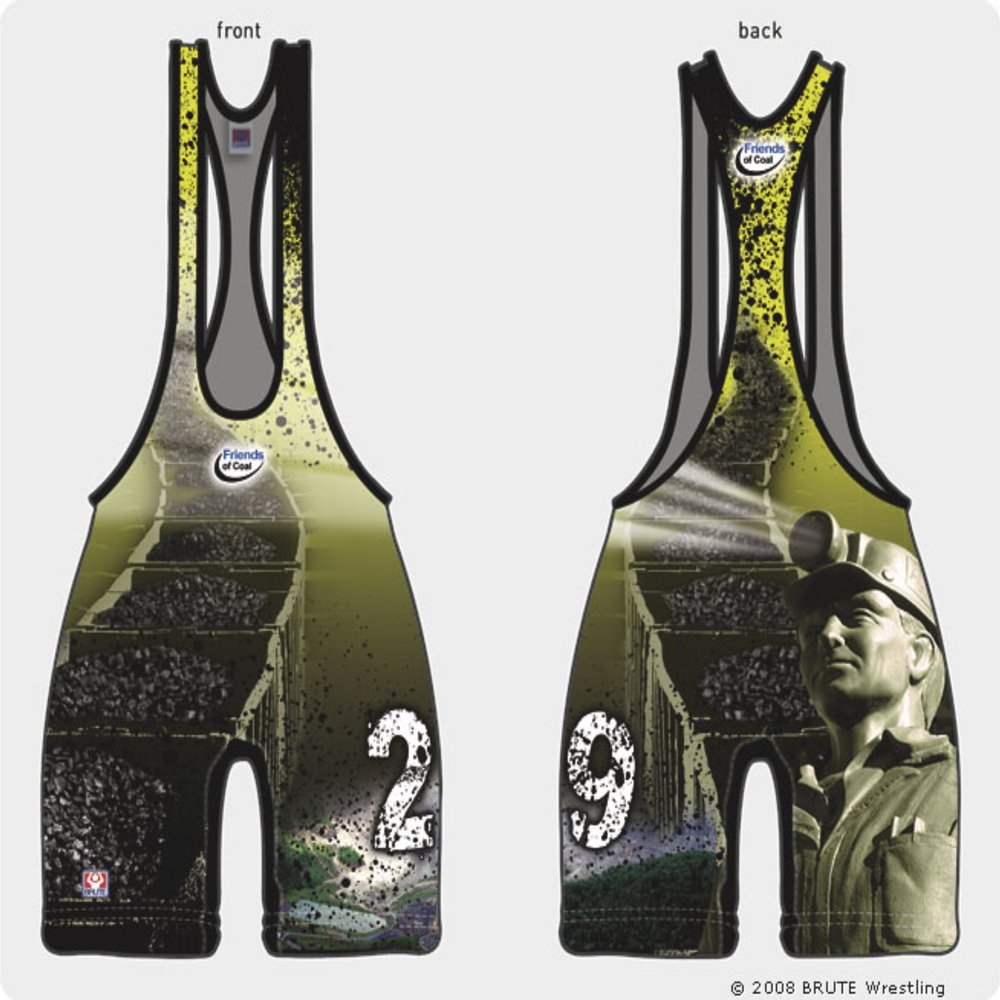 Brute Coal Car Memorial Wrestling Low Cut - XS